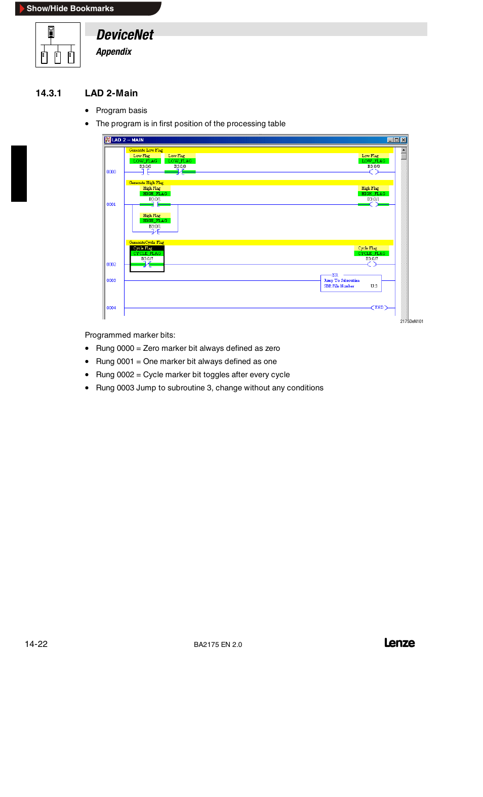 Devicenet | Lenze EMF2175IB User Manual | Page 142 / 152