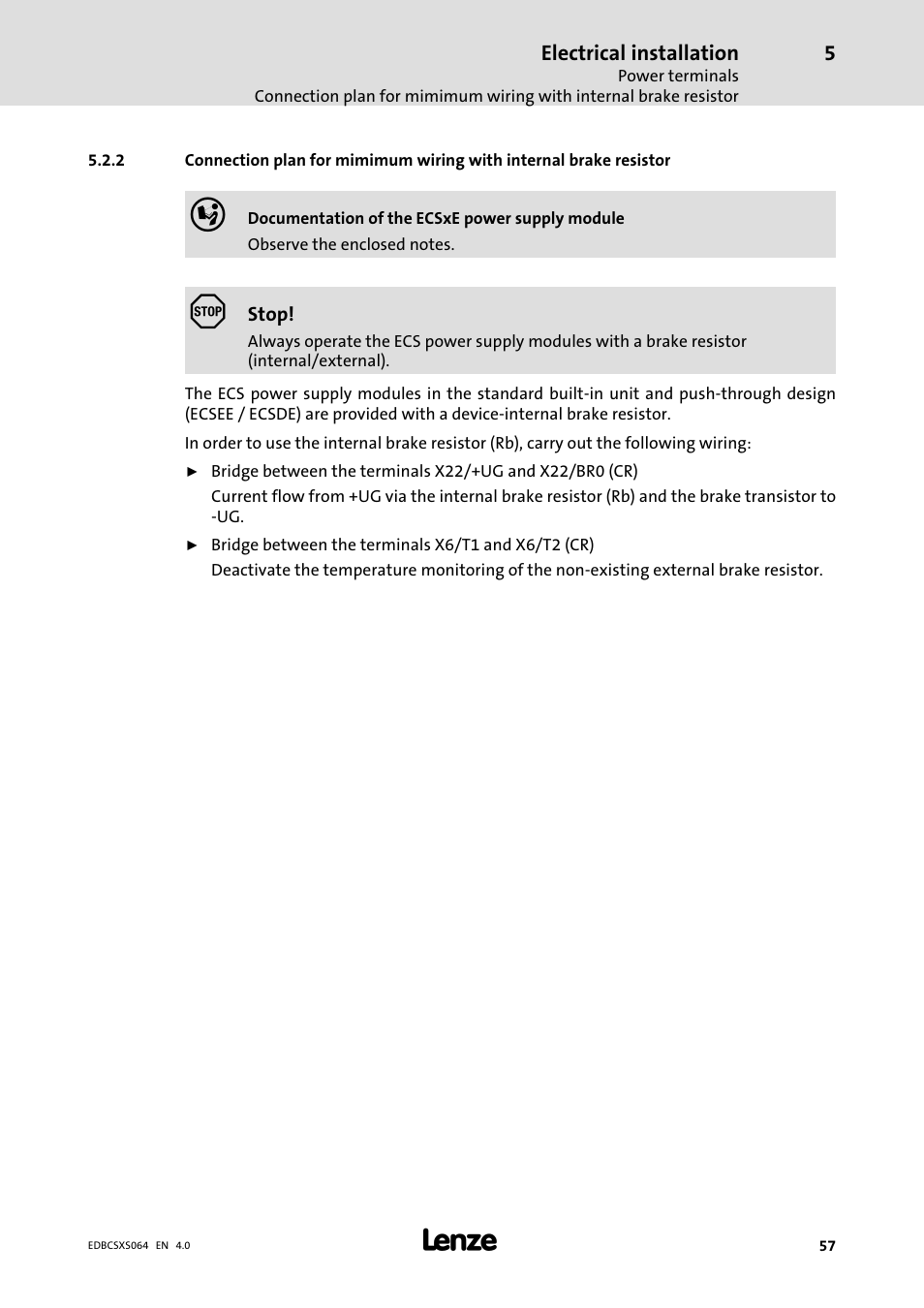 Lenze ECSCSxxx User Manual | Page 57 / 484