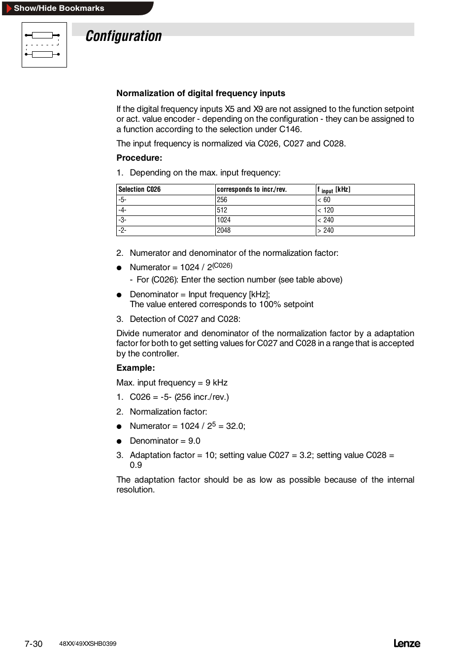Configuration | Lenze EDS4900U-REG User Manual | Page 121 / 342