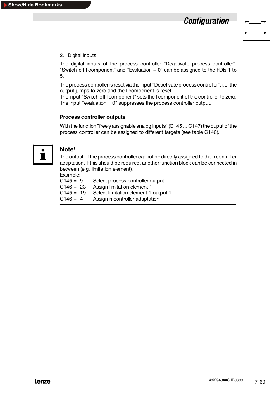Configuration | Lenze EDS4900U-REG User Manual | Page 160 / 342
