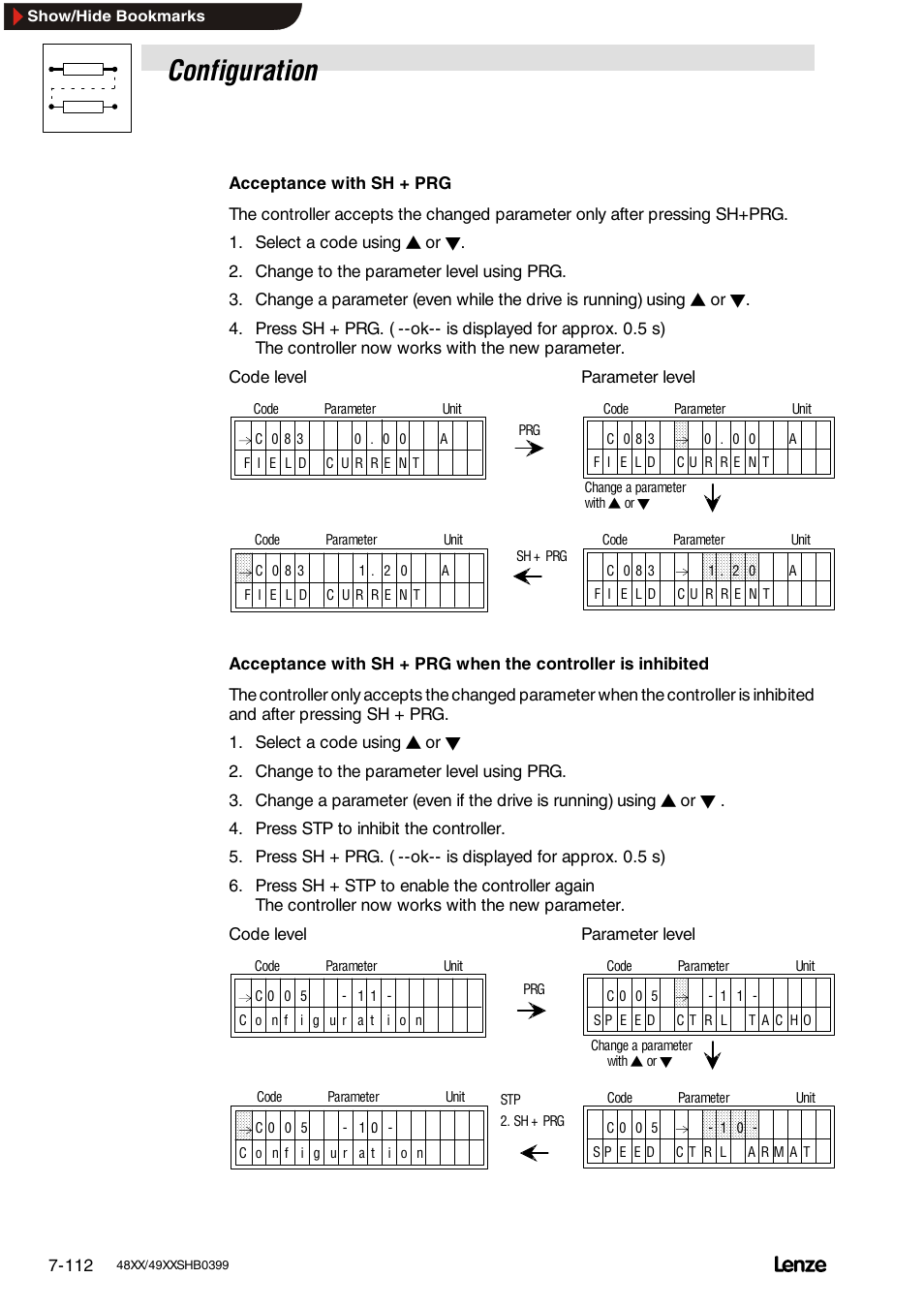 Configuration | Lenze EDS4900U-REG User Manual | Page 203 / 342