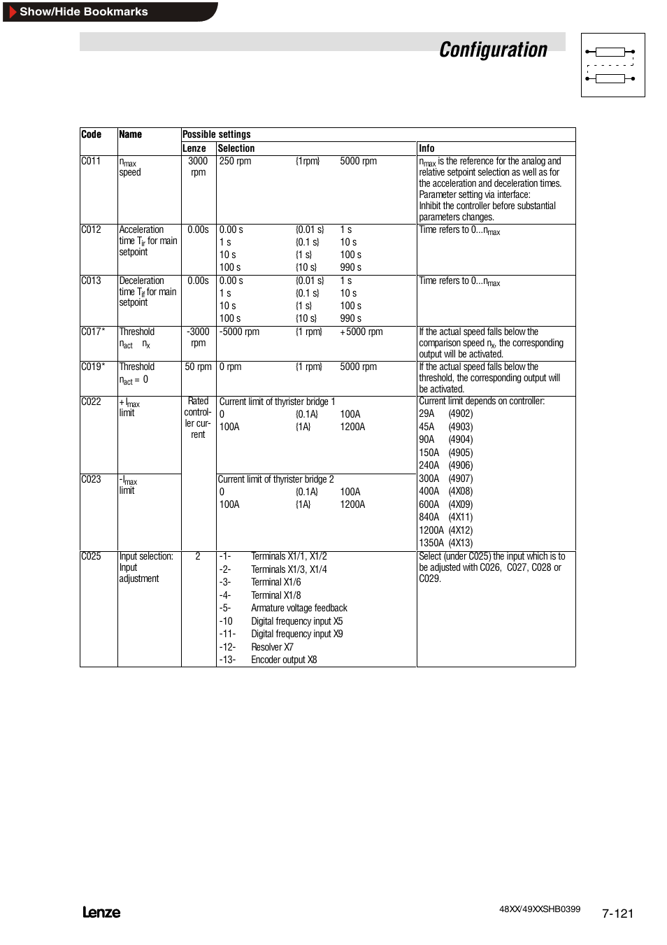 Configuration | Lenze EDS4900U-REG User Manual | Page 212 / 342