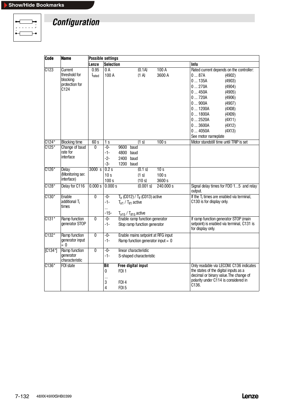 Configuration | Lenze EDS4900U-REG User Manual | Page 223 / 342