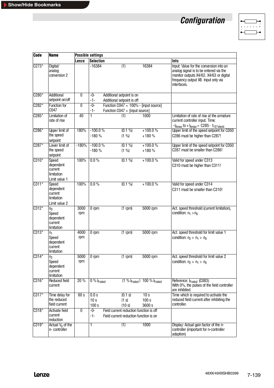 Configuration | Lenze EDS4900U-REG User Manual | Page 230 / 342