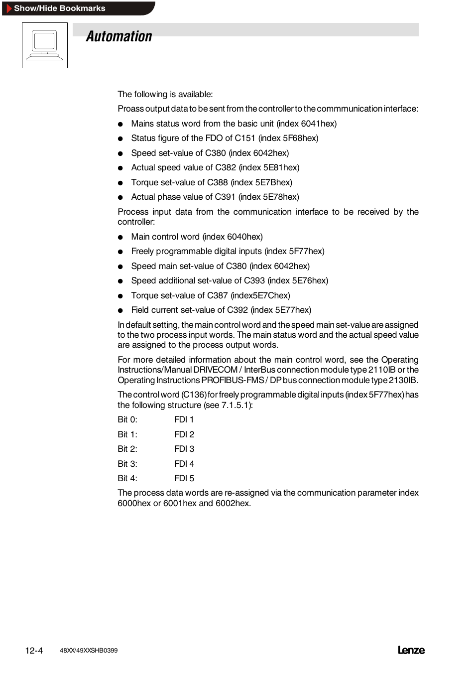 Automation | Lenze EDS4900U-REG User Manual | Page 264 / 342