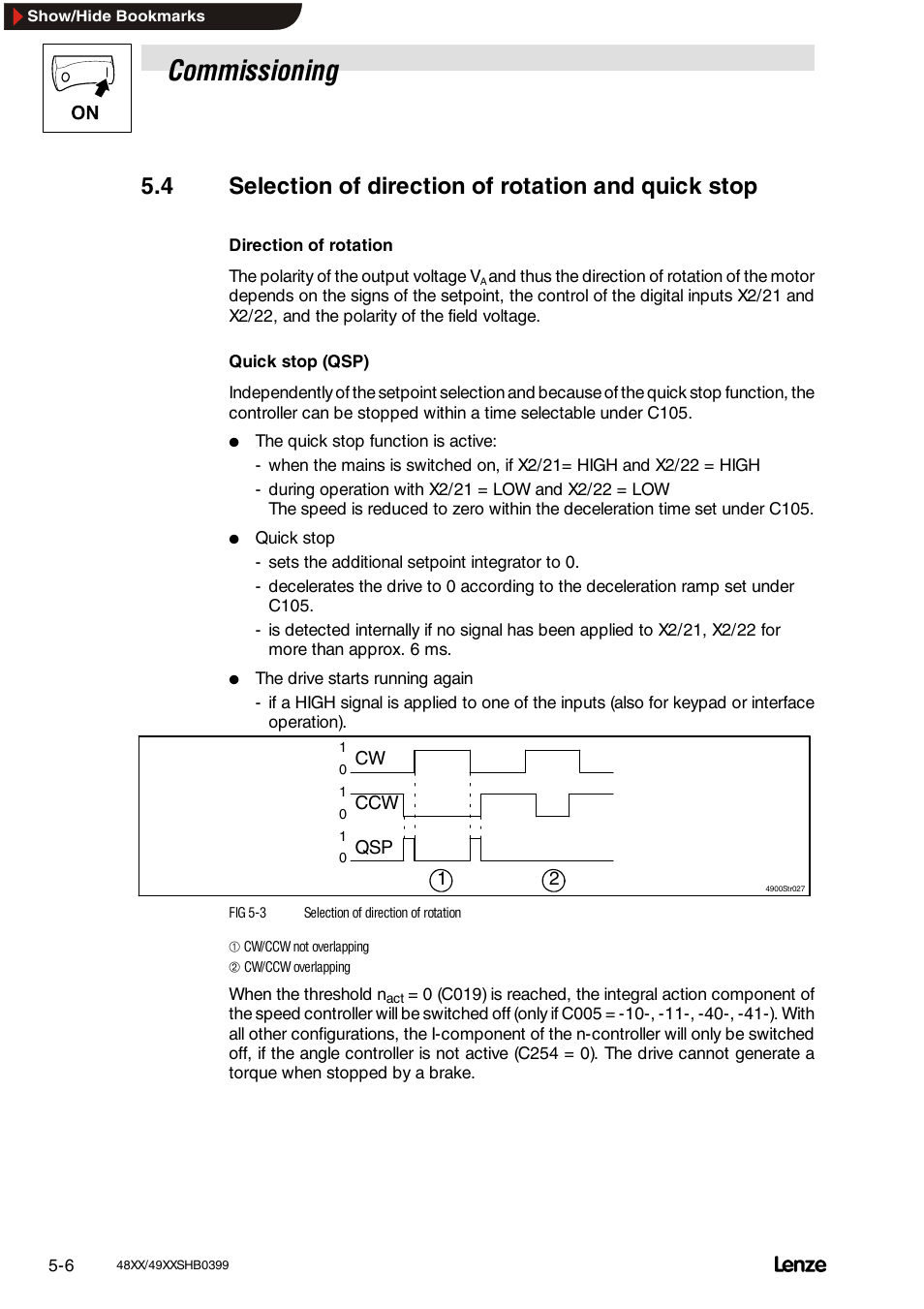 Commissioning | Lenze EDS4900U-REG User Manual | Page 82 / 342