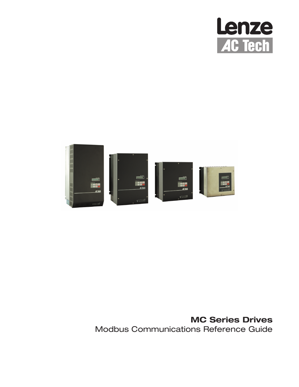 Lenze MC Series Drives Modbus Communications User Manual | 35 pages