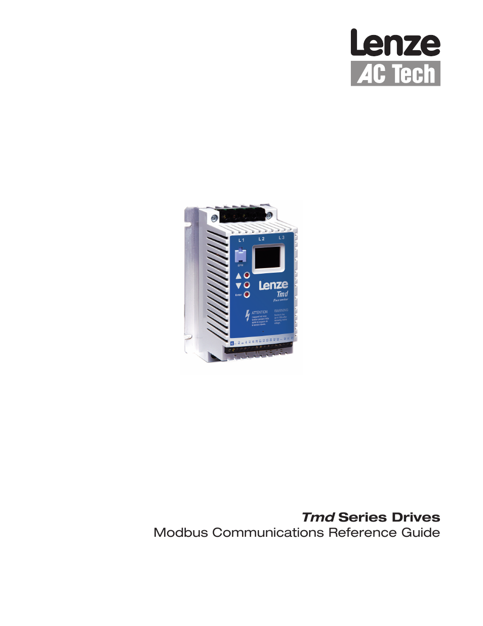 Lenze Tmd Series Drives Modbus Communications User Manual | 34 pages