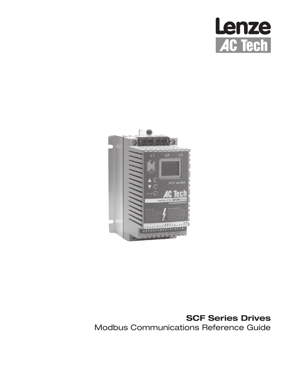 Lenze SCF Series Drives Modbus Communications User Manual | 32 pages