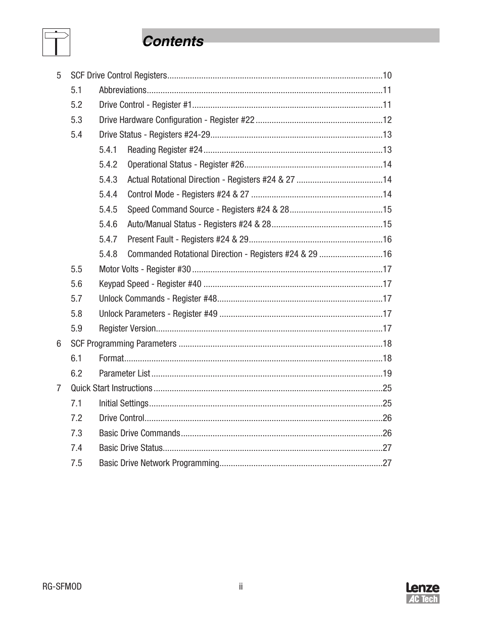 Lenze SCF Series Drives Modbus Communications User Manual | Page 4 / 32