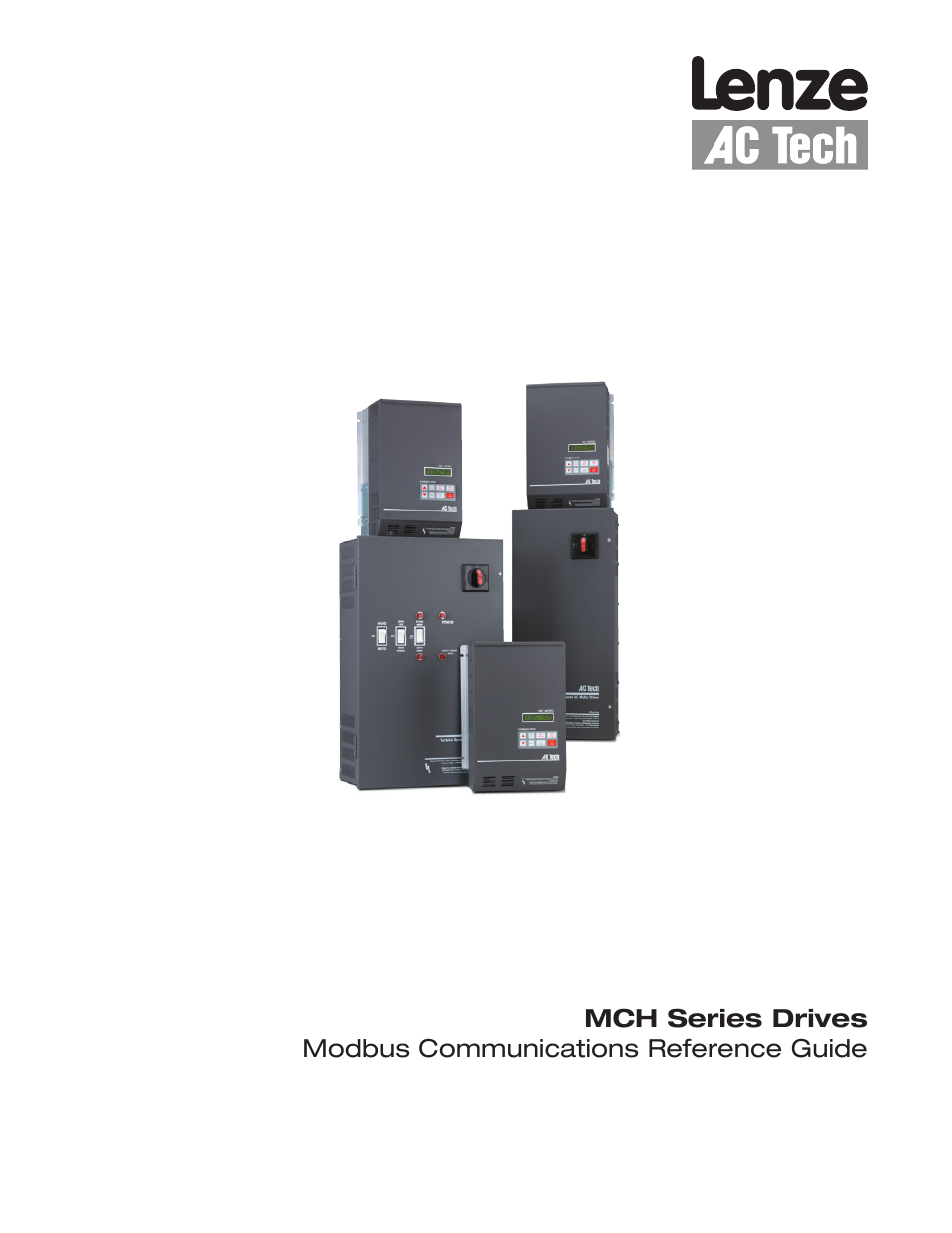 Lenze MCH Series Drives Modbus Communications User Manual | 33 pages