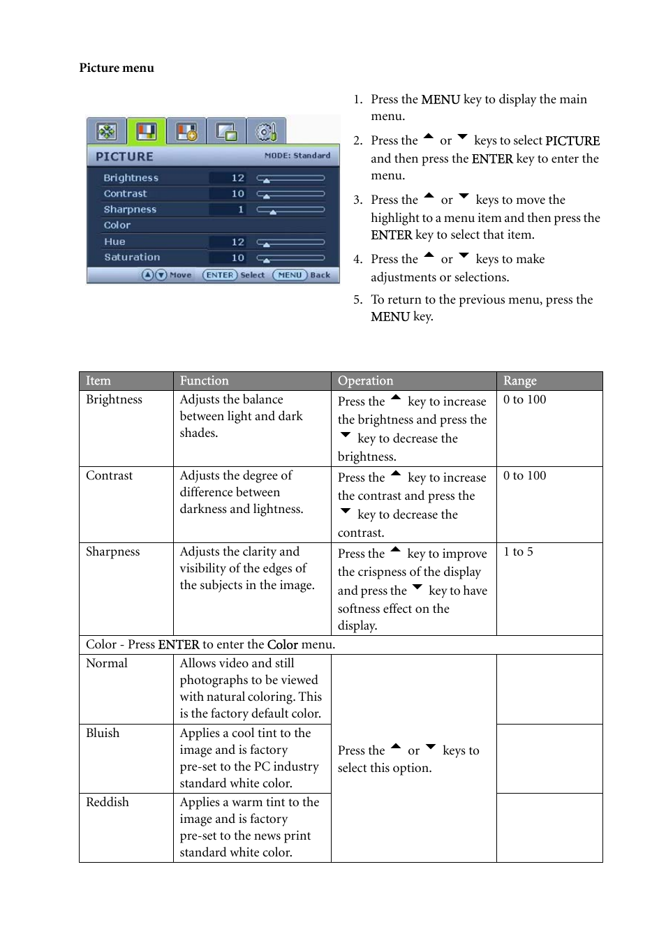 BenQ FP241WZ User Manual | Page 34 / 47