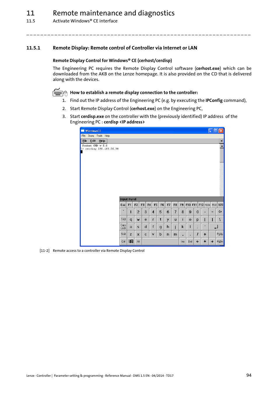 11 remote maintenance and diagnostics | Lenze c300 User Manual | Page 94 / 195