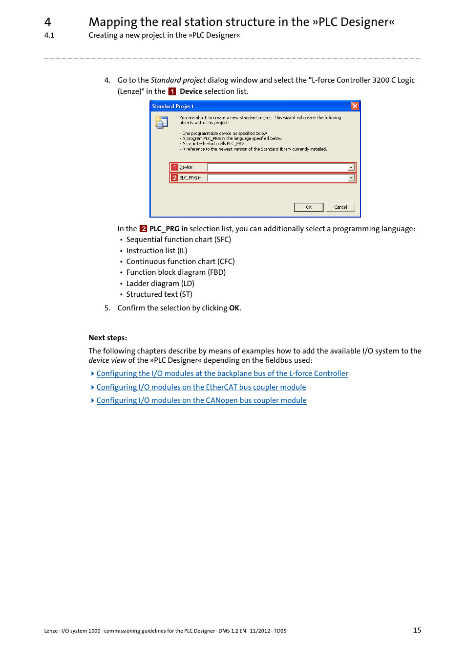 Lenze I/O system 1000 User Manual | Page 15 / 44