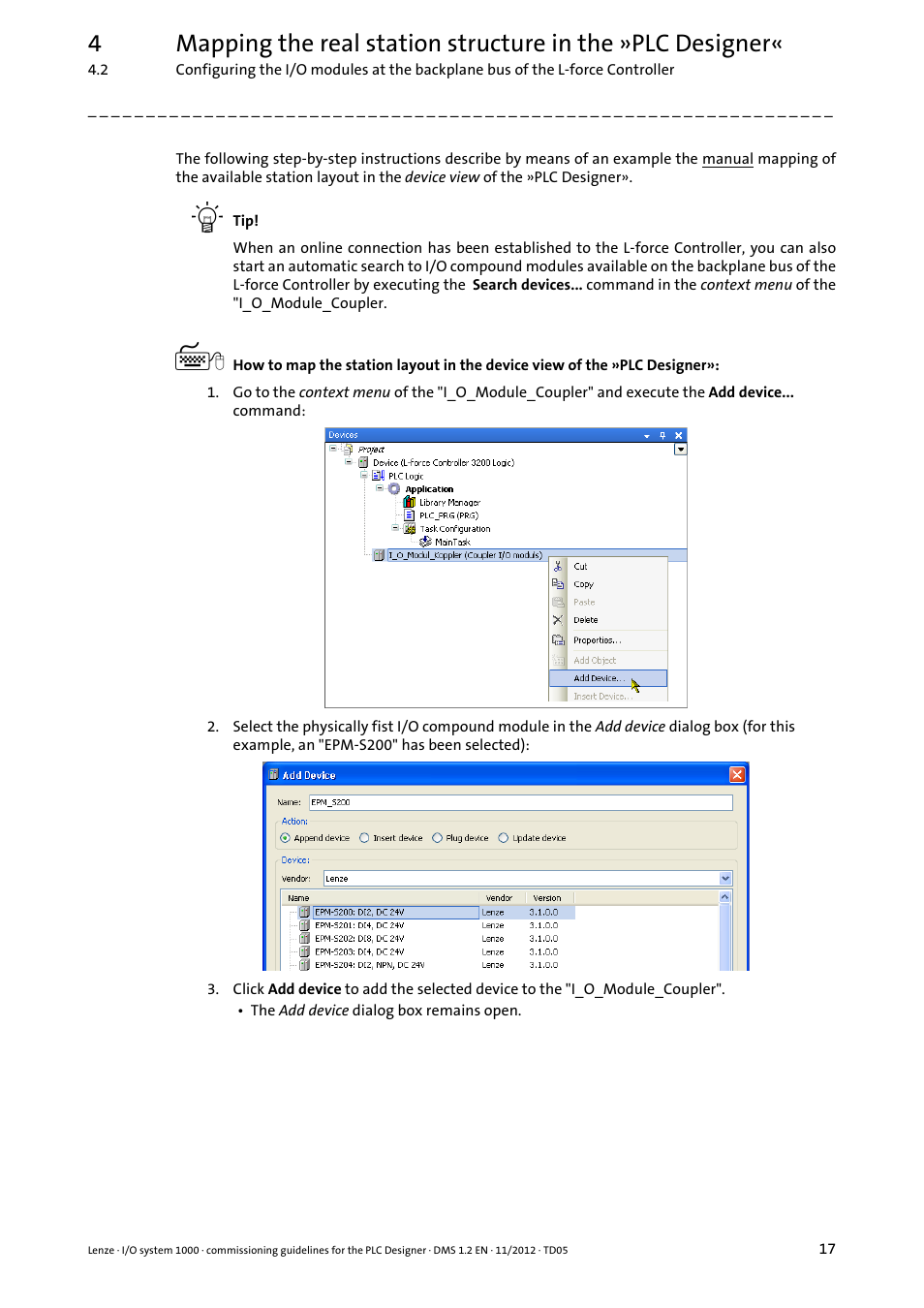 Lenze I/O system 1000 User Manual | Page 17 / 44