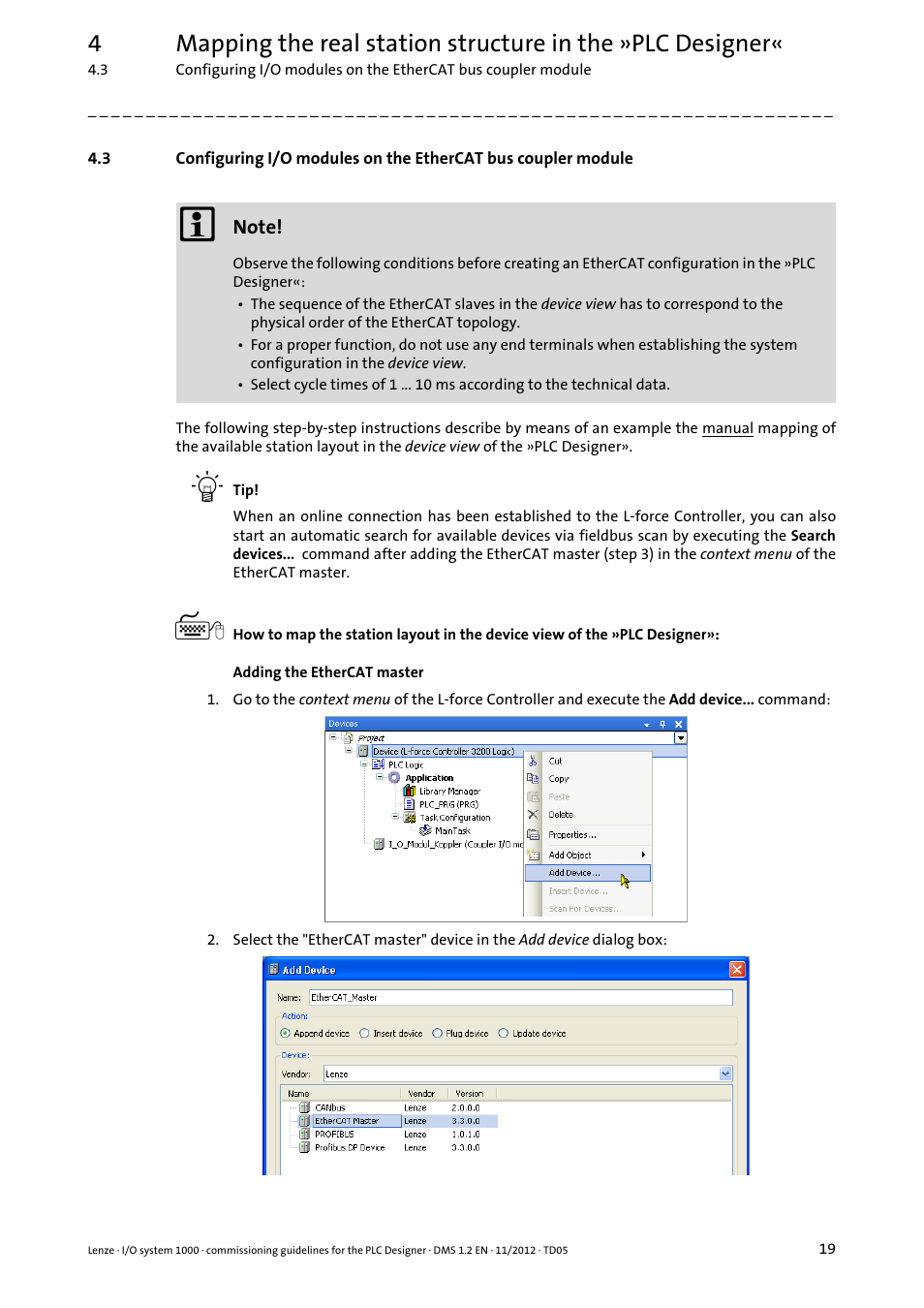 Lenze I/O system 1000 User Manual | Page 19 / 44