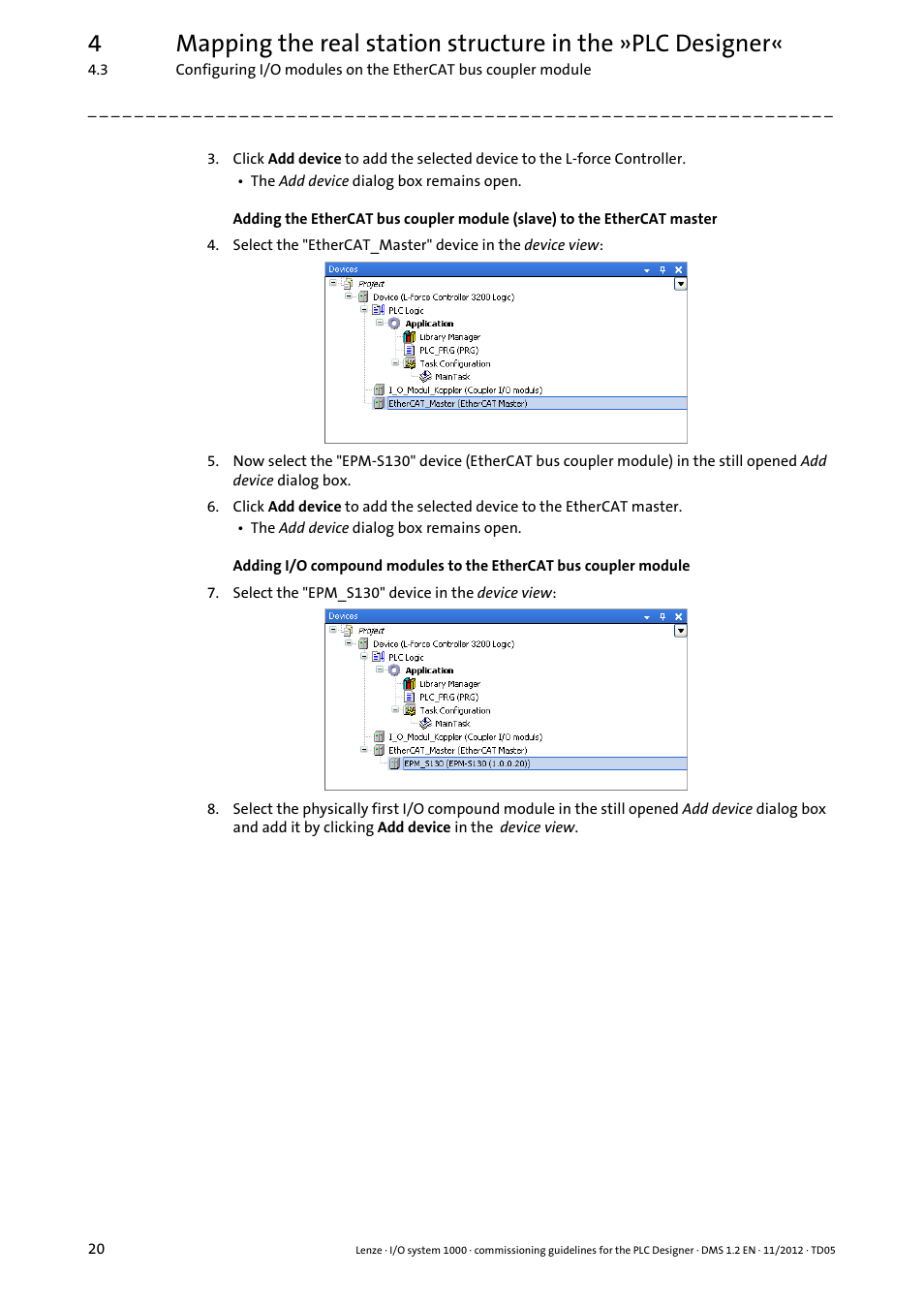 Lenze I/O system 1000 User Manual | Page 20 / 44