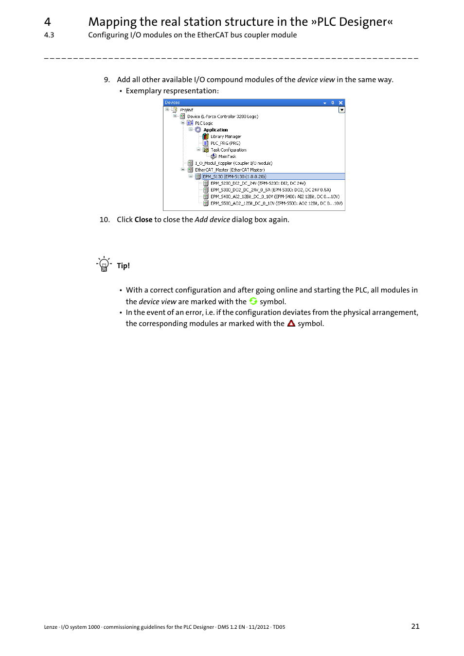 Lenze I/O system 1000 User Manual | Page 21 / 44