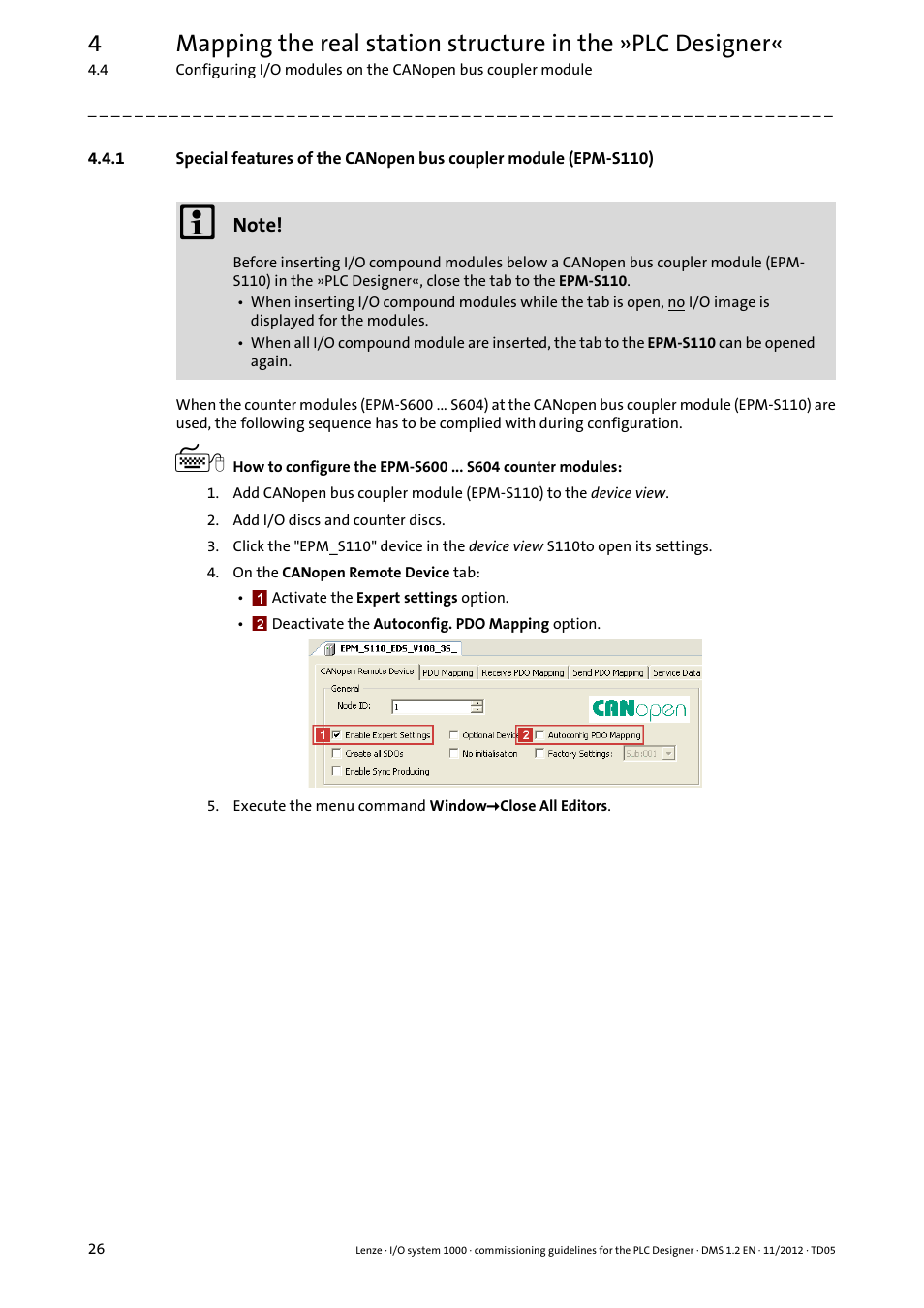 Lenze I/O system 1000 User Manual | Page 26 / 44