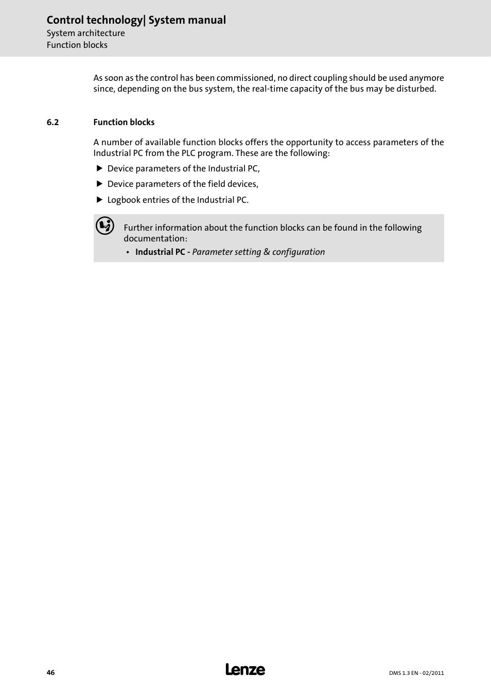 2 function blocks | Lenze PC-based automation User Manual | Page 46 / 60