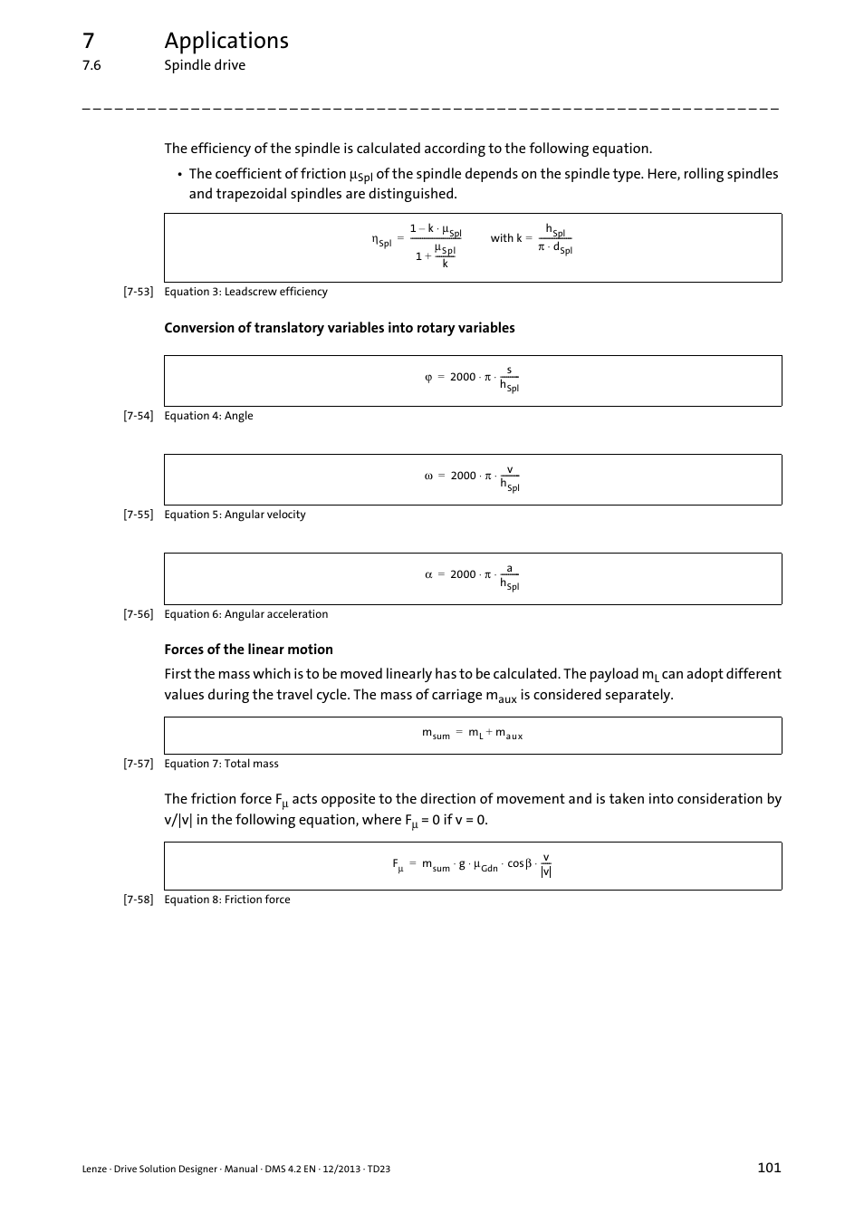 7applications | Lenze DSD User Manual | Page 101 / 496