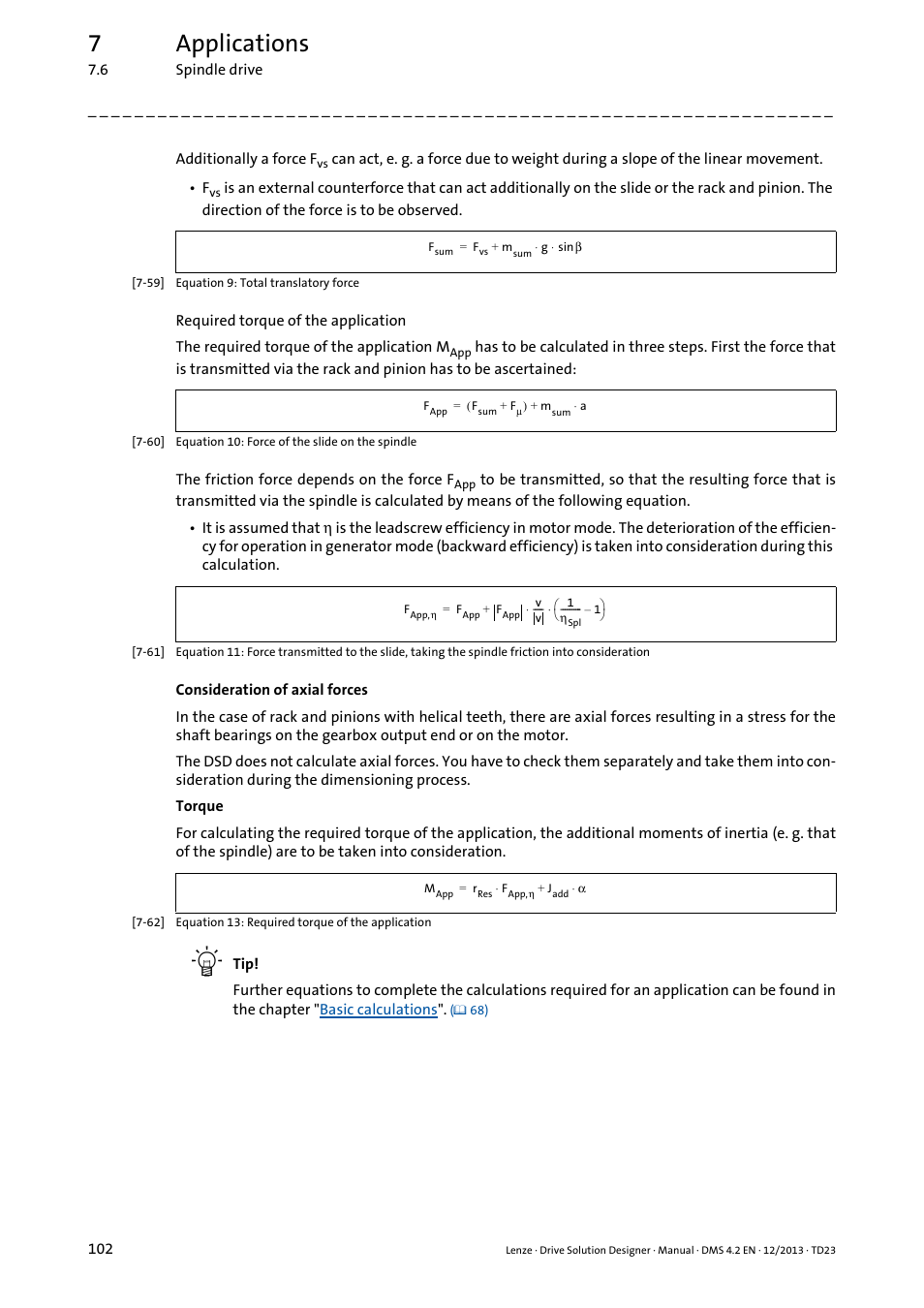 7applications | Lenze DSD User Manual | Page 102 / 496