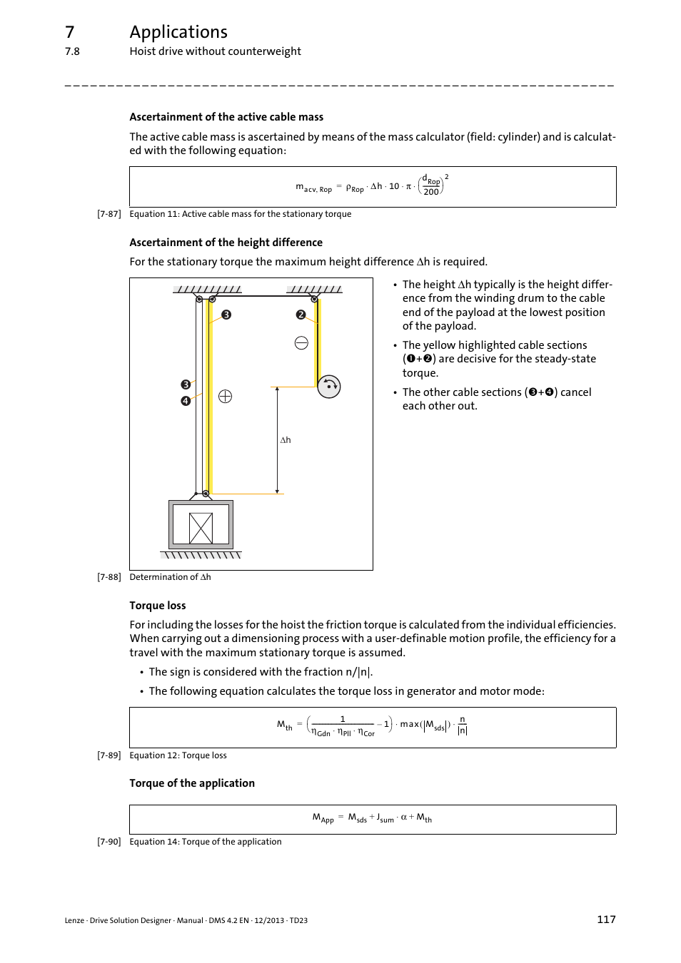 7applications | Lenze DSD User Manual | Page 117 / 496