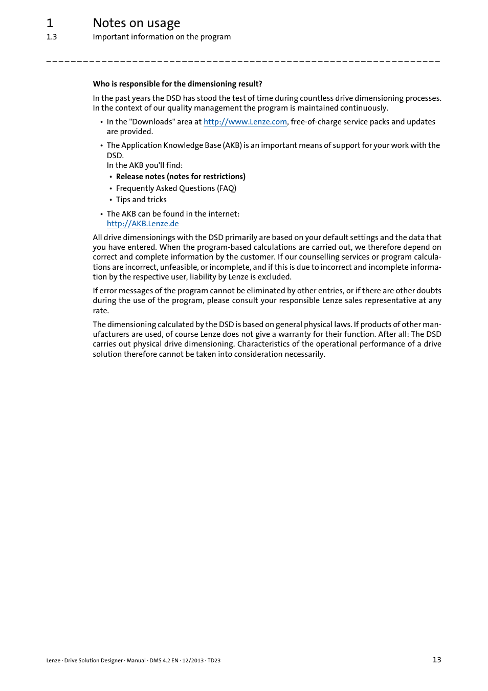 Lenze DSD User Manual | Page 13 / 496