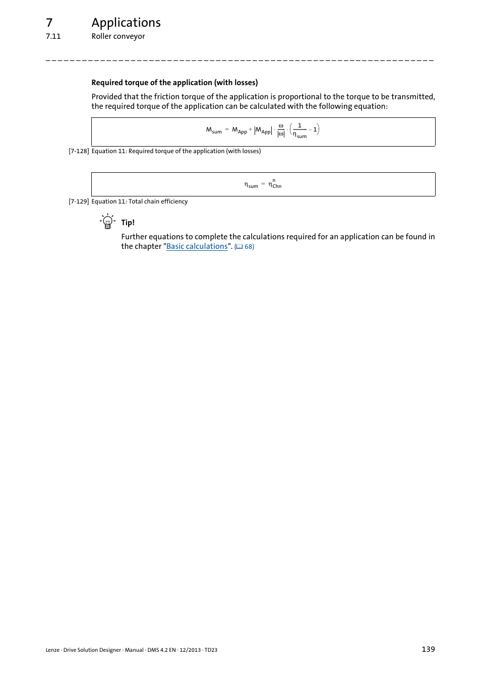 7applications | Lenze DSD User Manual | Page 139 / 496