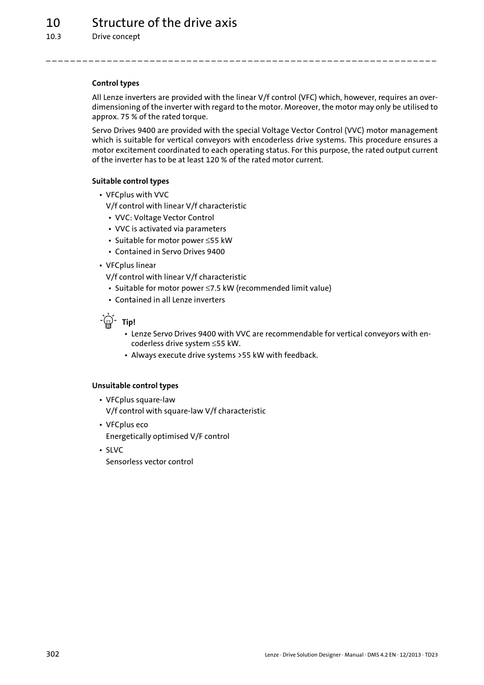 10 structure of the drive axis | Lenze DSD User Manual | Page 302 / 496