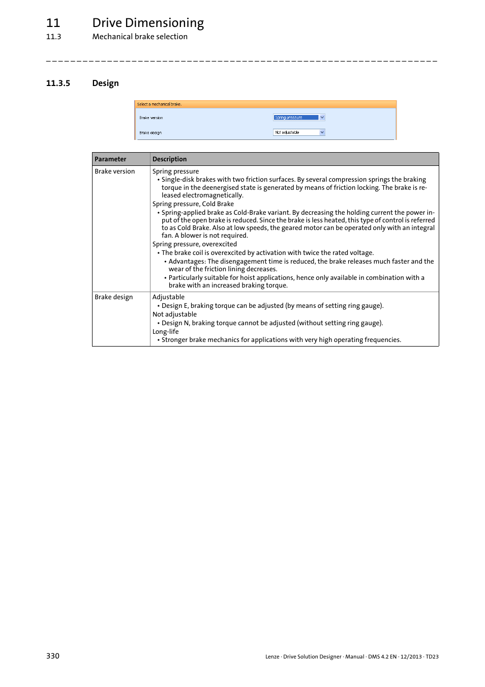 5 design, 11 drive dimensioning | Lenze DSD User Manual | Page 330 / 496