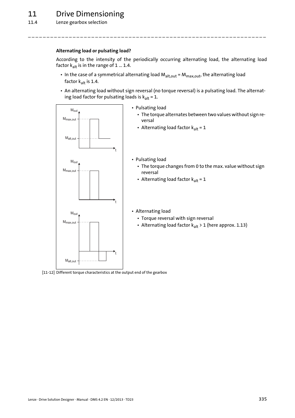 11 drive dimensioning | Lenze DSD User Manual | Page 335 / 496