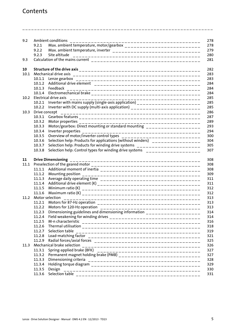 Lenze DSD User Manual | Page 5 / 496