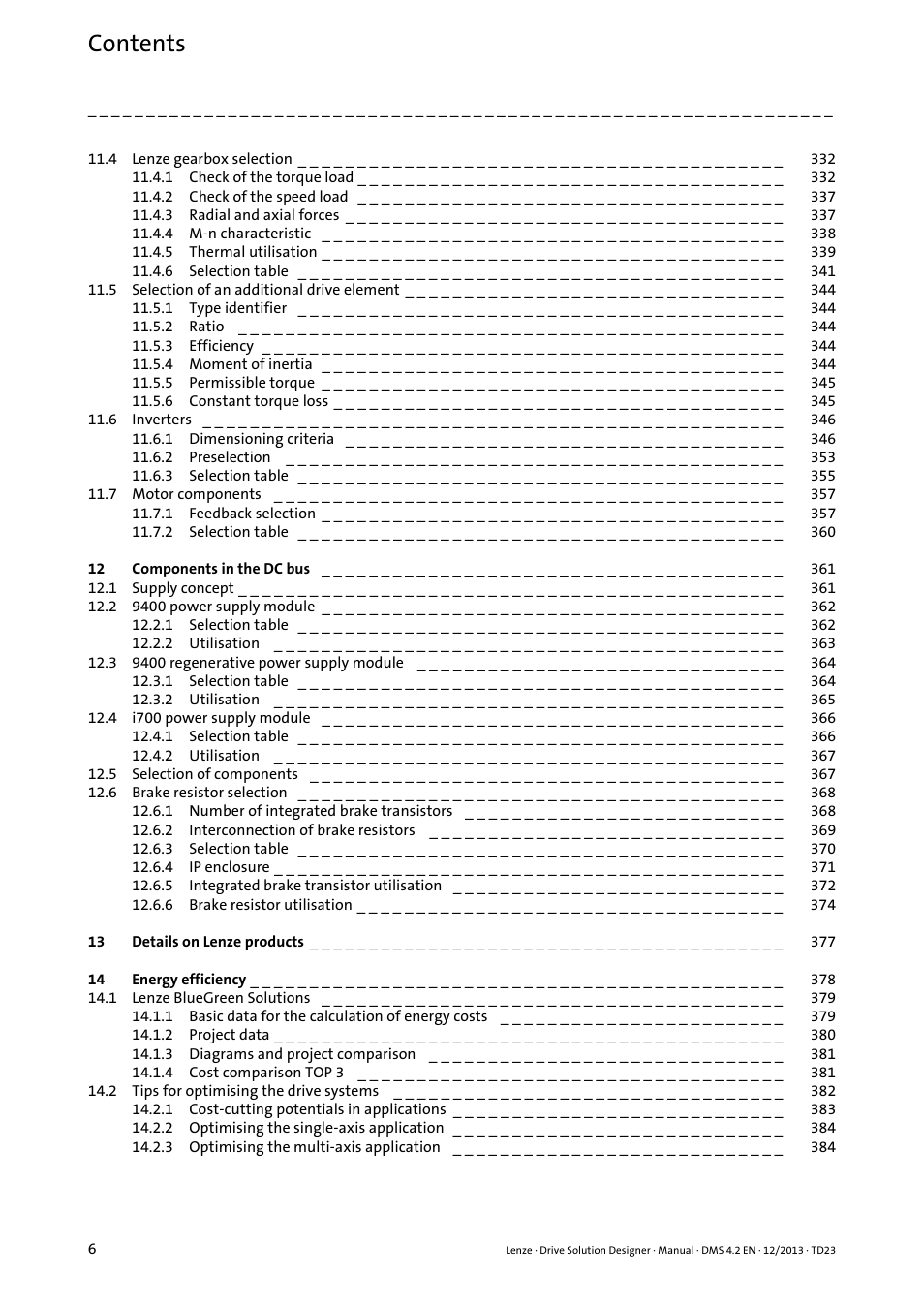 Lenze DSD User Manual | Page 6 / 496