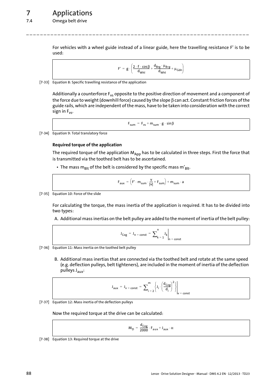 7applications | Lenze DSD User Manual | Page 88 / 496
