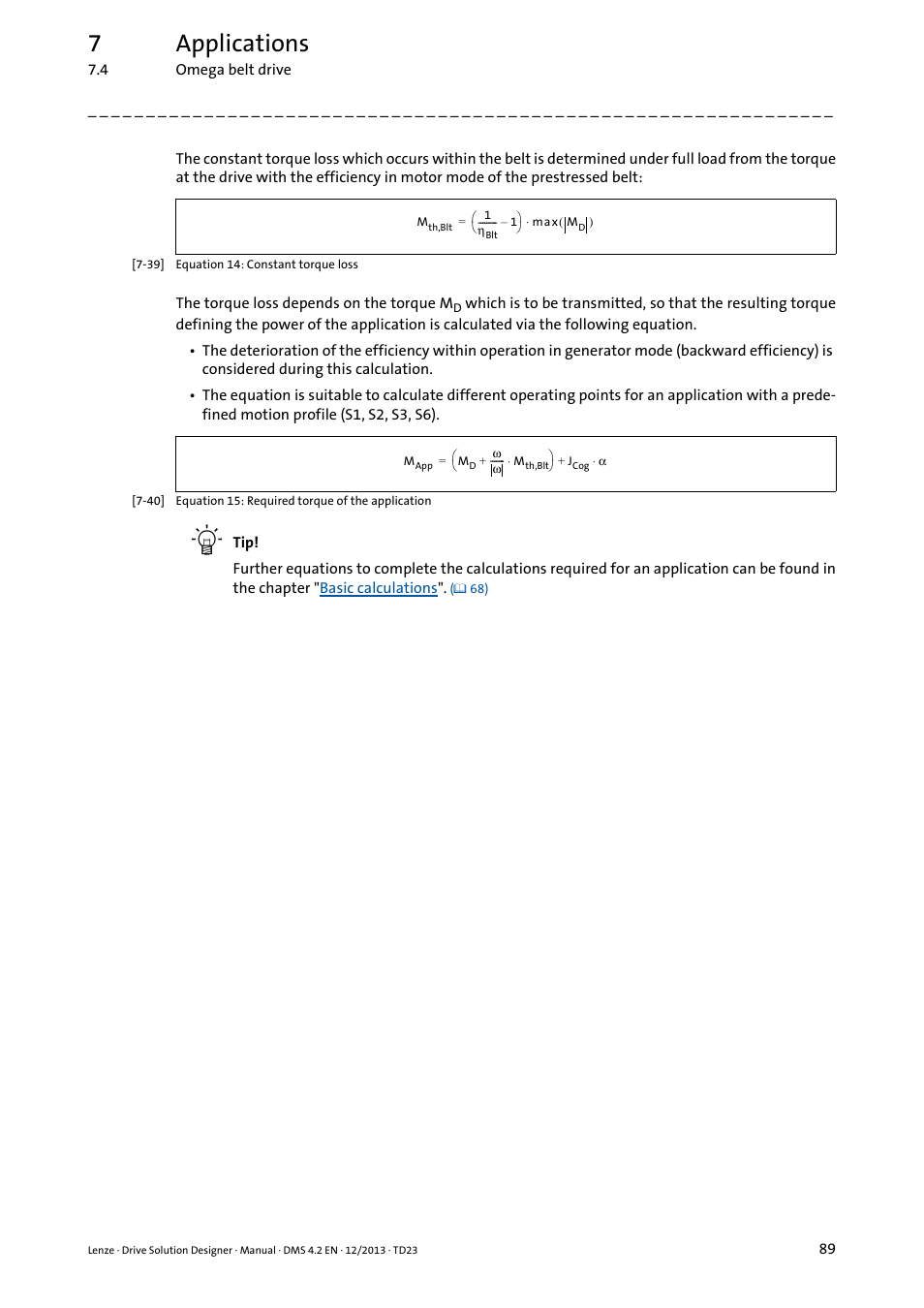 7applications | Lenze DSD User Manual | Page 89 / 496