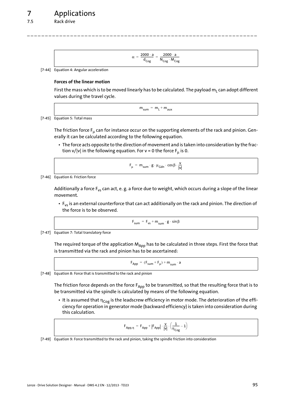 7applications | Lenze DSD User Manual | Page 95 / 496