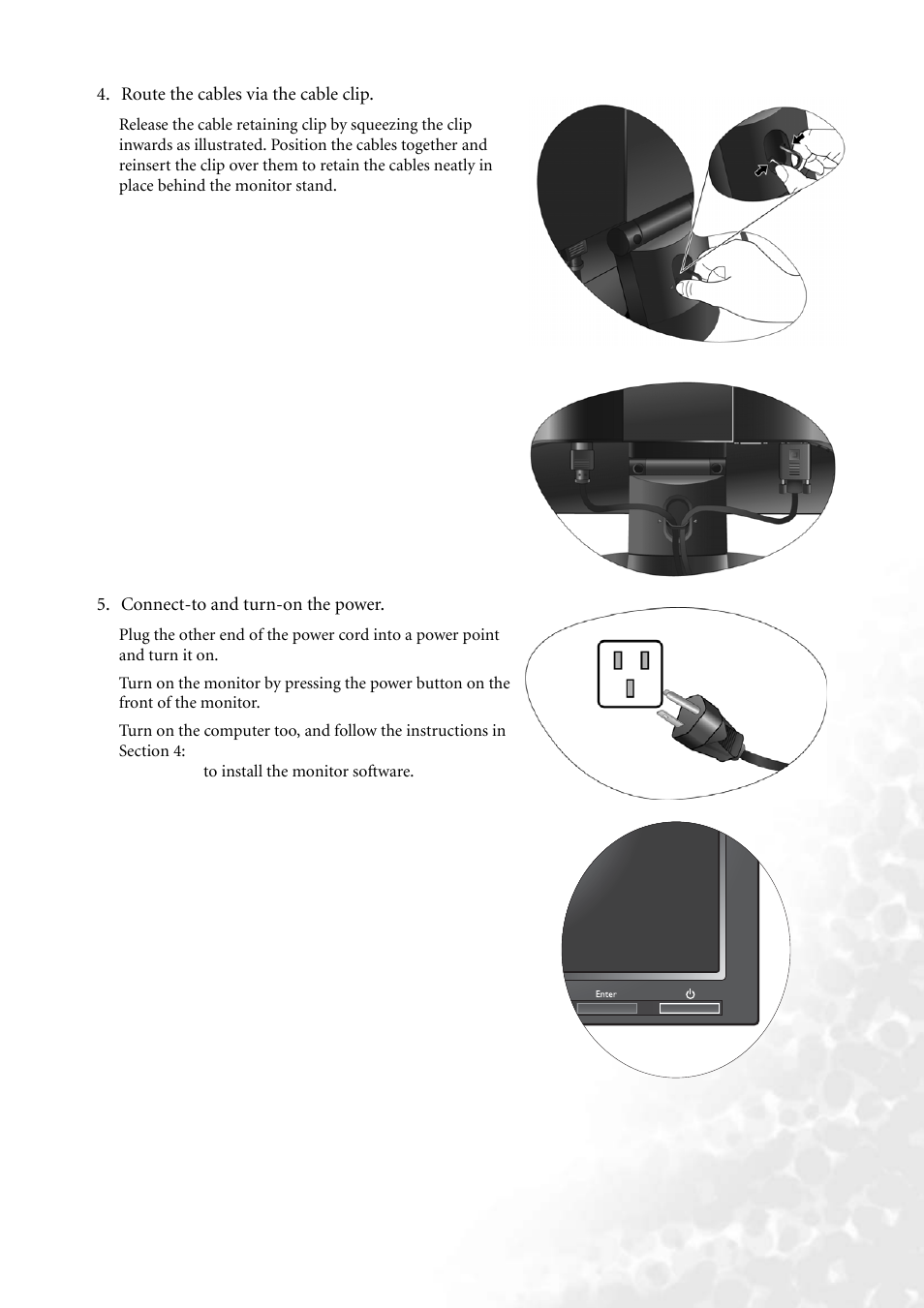 BenQ FP73G User Manual | Page 9 / 36