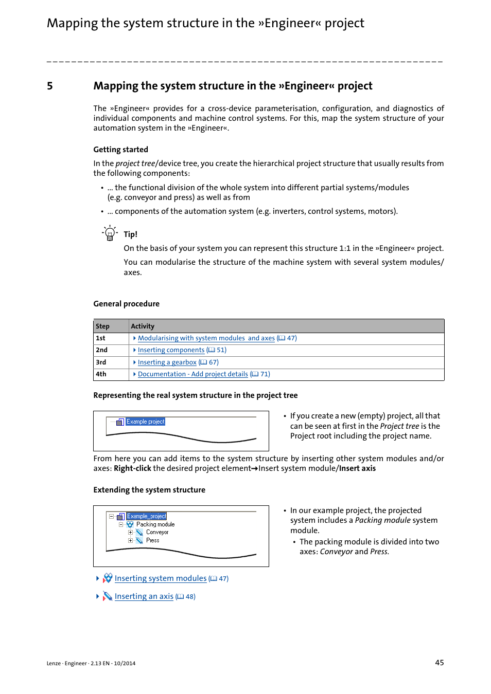 Lenze Engineer v2.21 User Manual | Page 45 / 312