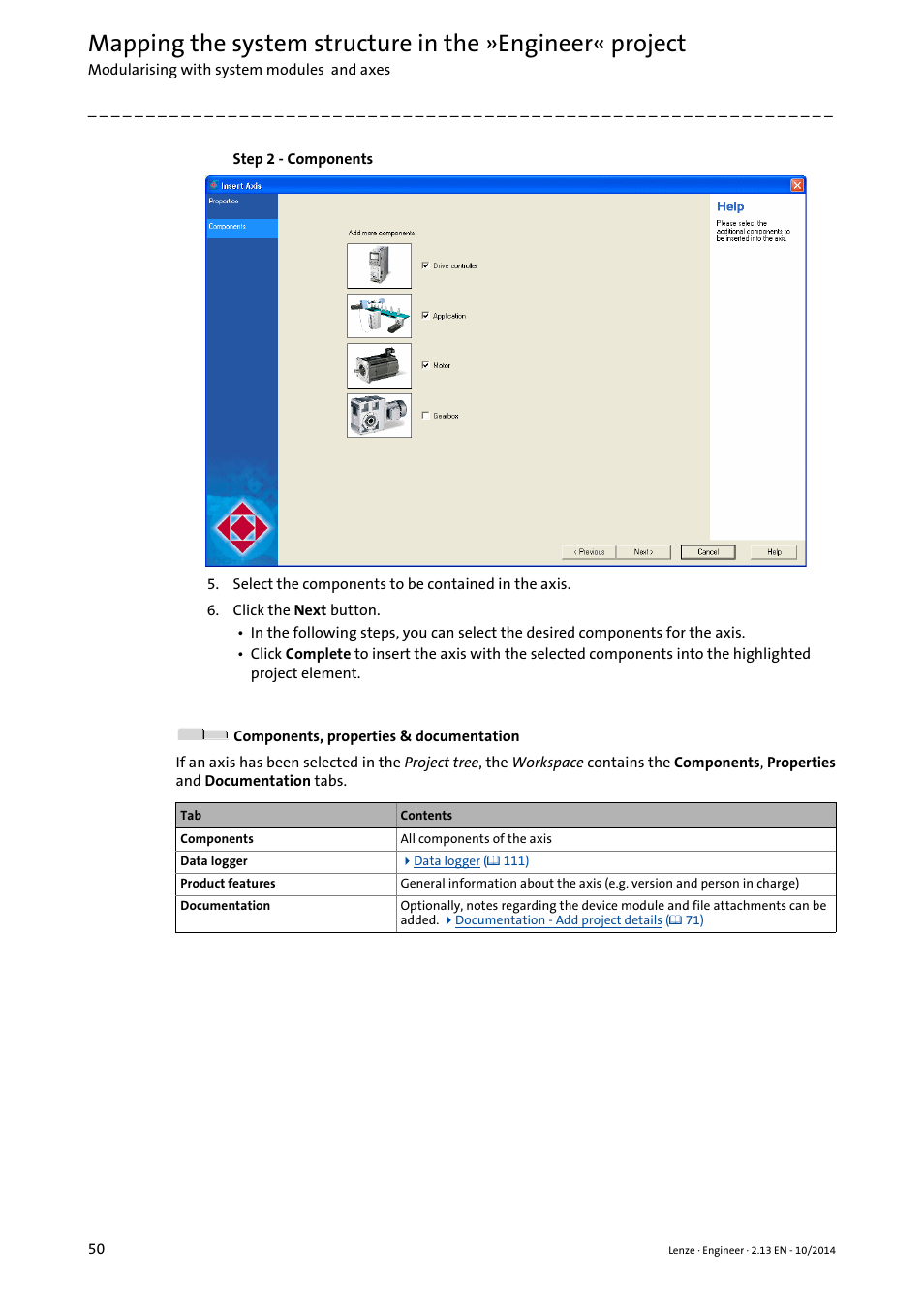 Lenze Engineer v2.21 User Manual | Page 50 / 312