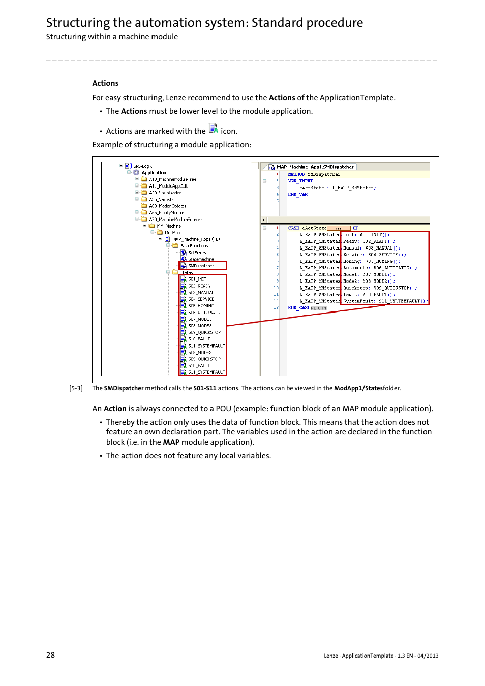 Lenze PLC Designer ApplicationTemplate (PLC Designer R3-x) User Manual | Page 28 / 177