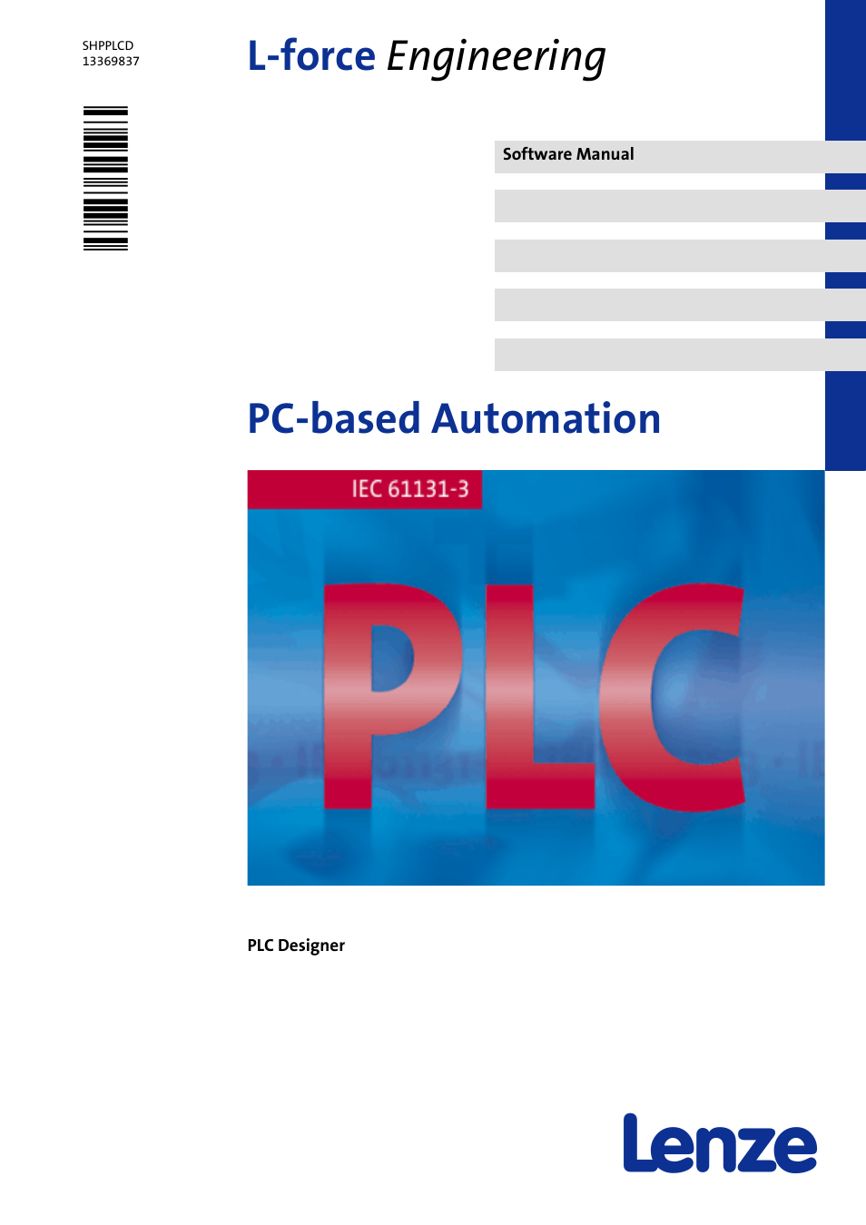 Lenze PLC Designer PLC Designer (R2-x) User Manual | 844 pages