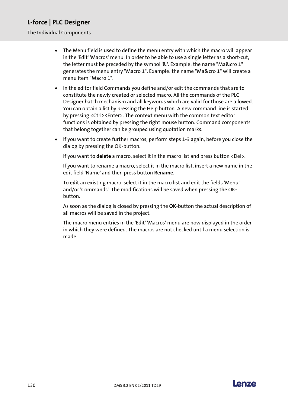 L-force | plc designer | Lenze PLC Designer PLC Designer (R2-x) User Manual | Page 132 / 844