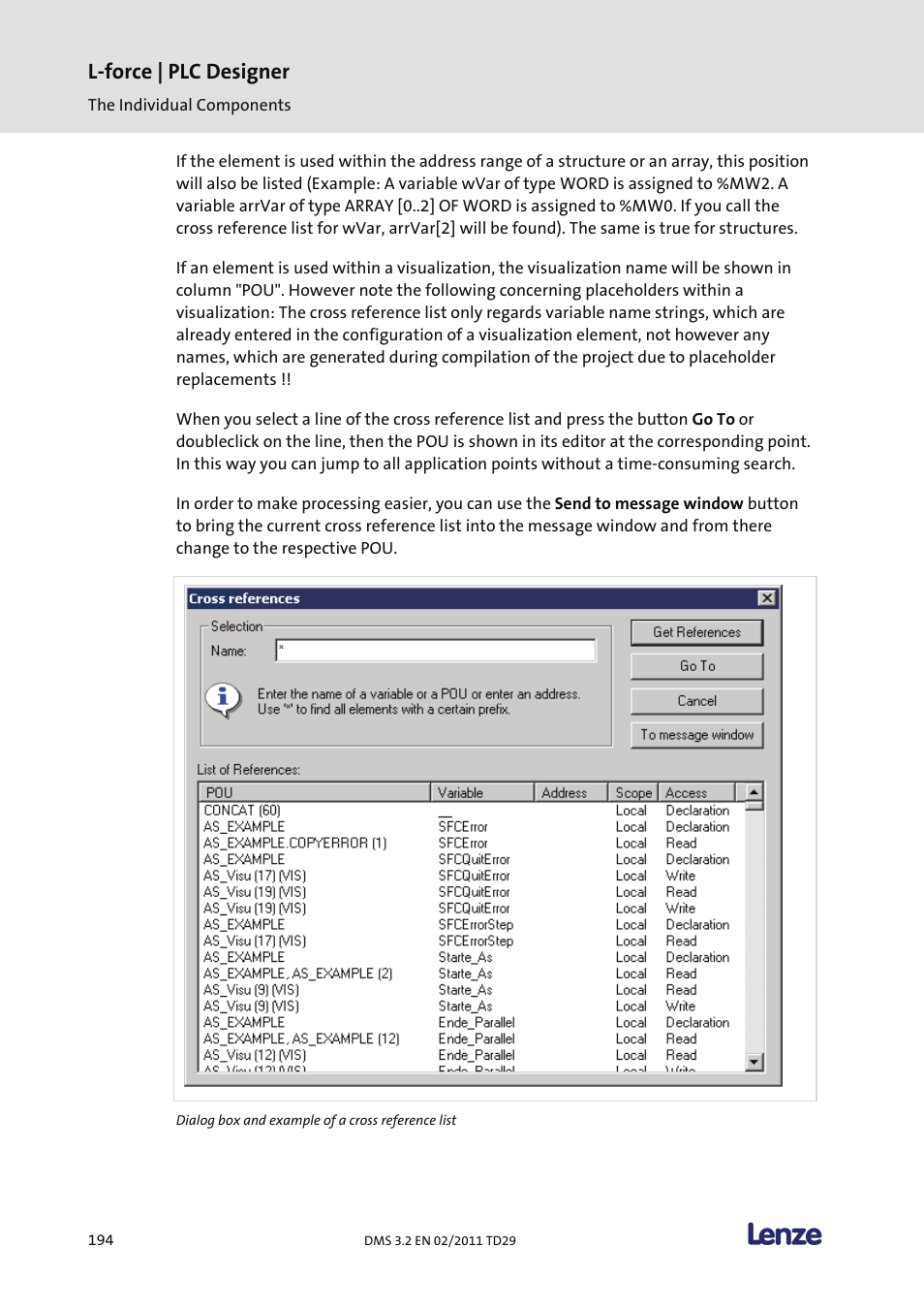 L-force | plc designer | Lenze PLC Designer PLC Designer (R2-x) User Manual | Page 196 / 844