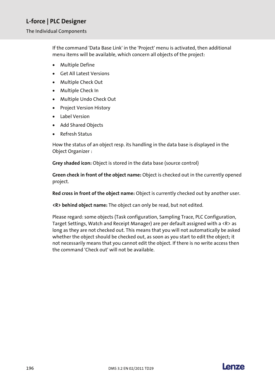 L-force | plc designer | Lenze PLC Designer PLC Designer (R2-x) User Manual | Page 198 / 844