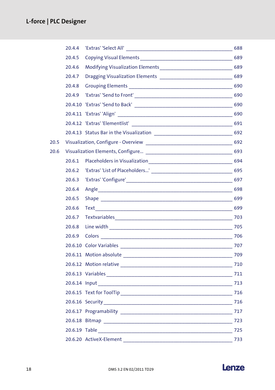 L-force | plc designer | Lenze PLC Designer PLC Designer (R2-x) User Manual | Page 20 / 844