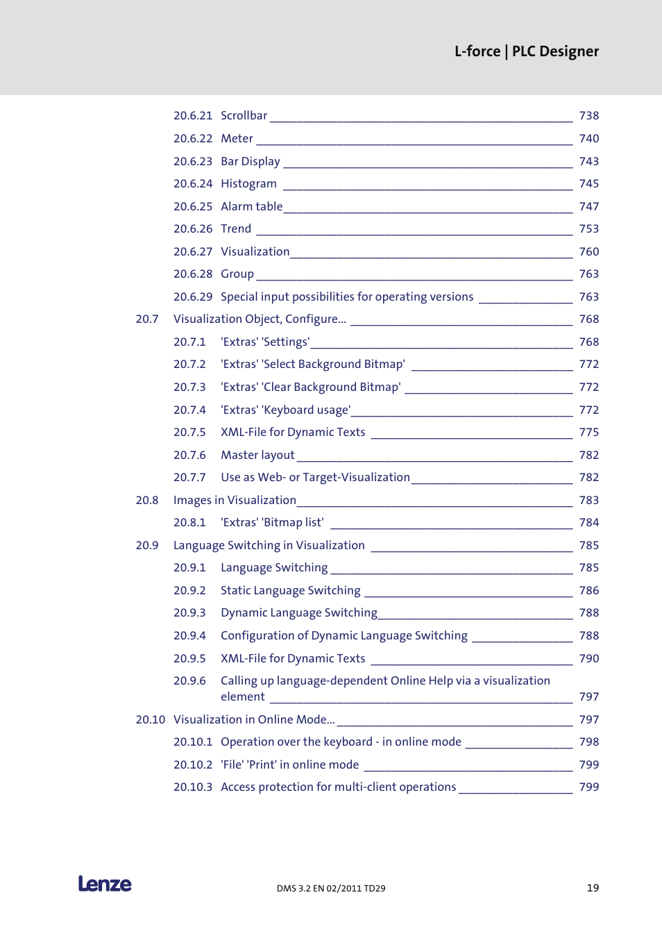 L-force | plc designer | Lenze PLC Designer PLC Designer (R2-x) User Manual | Page 21 / 844