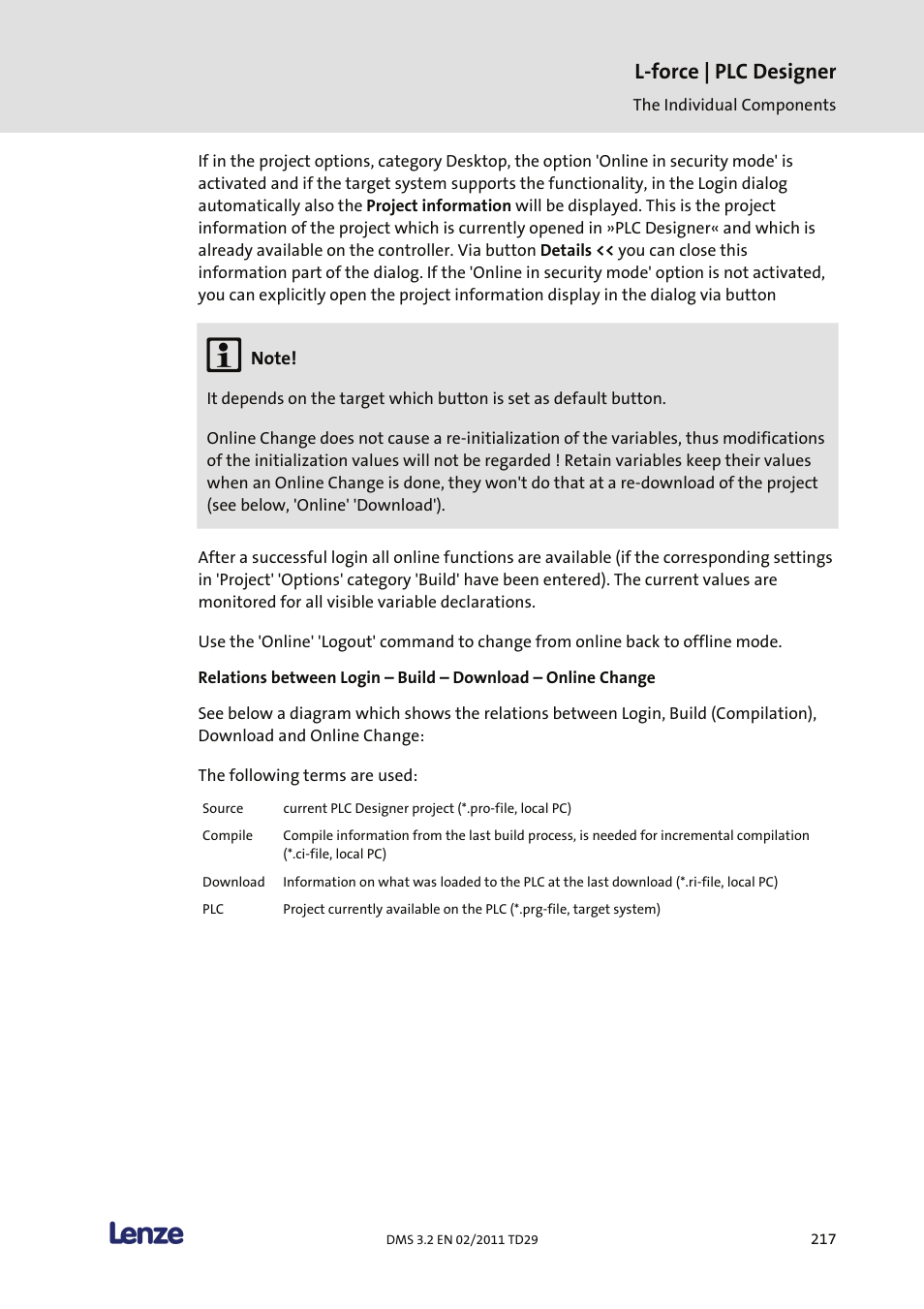 L-force | plc designer | Lenze PLC Designer PLC Designer (R2-x) User Manual | Page 219 / 844