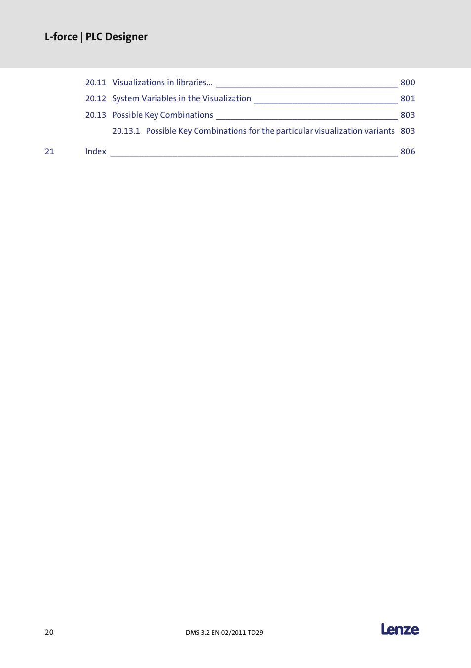 L-force | plc designer | Lenze PLC Designer PLC Designer (R2-x) User Manual | Page 22 / 844
