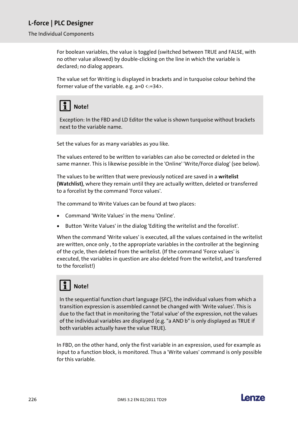 L-force | plc designer | Lenze PLC Designer PLC Designer (R2-x) User Manual | Page 228 / 844